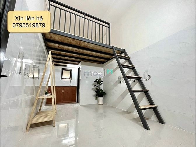 Hình ảnh phòng trọ bình tân. mới ken. có máy lạnh, thang máy, an ninh.