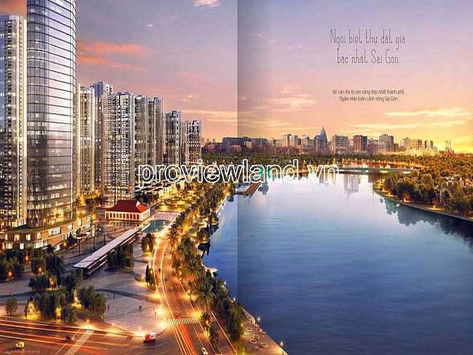 Hình ảnh Cho thuê Biệt thự Vinhomes Golden River, 1 hầm + 3 tầng, 225m2 đất
