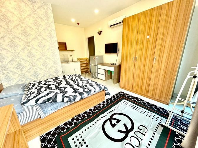 Hình ảnh Cho Thuê Căn Hộ Studio 30m2 Bancol Lớn_Thang Máy_Ngô Tất Tố_BìnhThạnh
