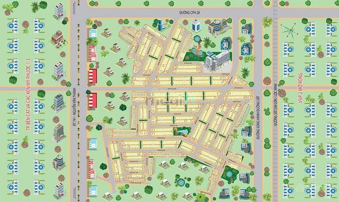 Hình ảnh Đất nền tại Bình Dương 65-100m2 chỉ 480tr, khu nhà ở Bình Minh.