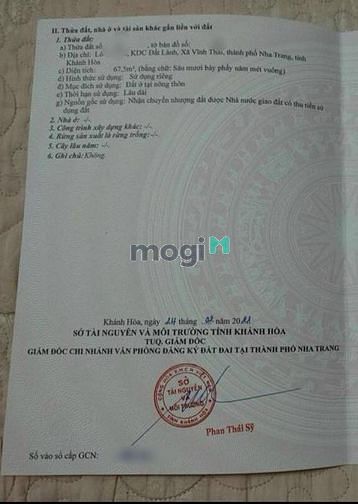 Hình ảnh VTA21 Bán nhanh lô đất 2 mặt tiền đường khu TĐC Đất Lành Vĩnh Thái