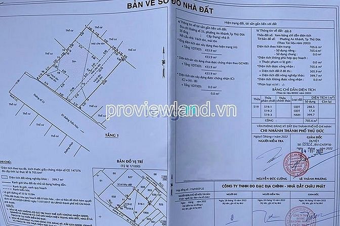 Hình ảnh Bán lô đất đường số 33- Trần Não, Quận 2, gần sông SG, 705m2 đất