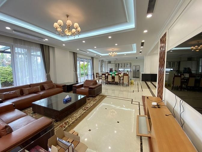 Hình ảnh Cho thuê Biệt thự Đơn lập Bằng Lăng Vinhomes Riverisde Vip nhất