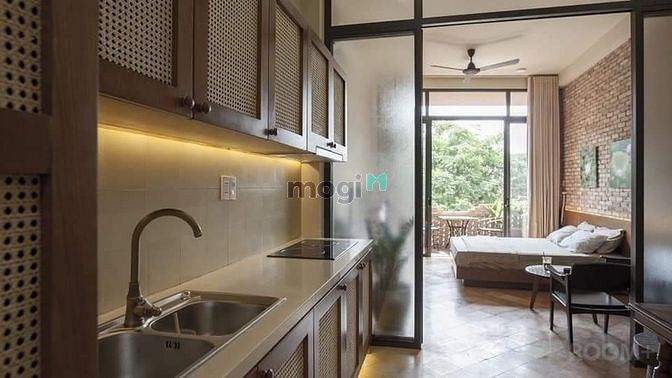Hình ảnh Chiếc phòng full nội thất, ban công cực chill. Thiết kế siêu đẹp