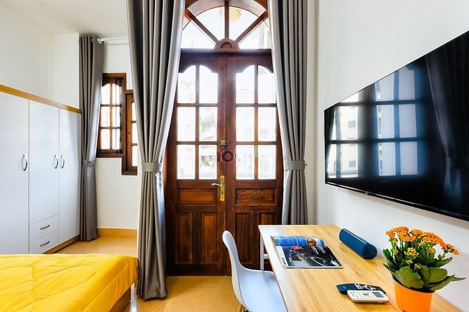 Hình ảnh CHDV Studio Balcon, Full nội thất( gần Hutech, GTVT, UEF, Hồng Bàng)