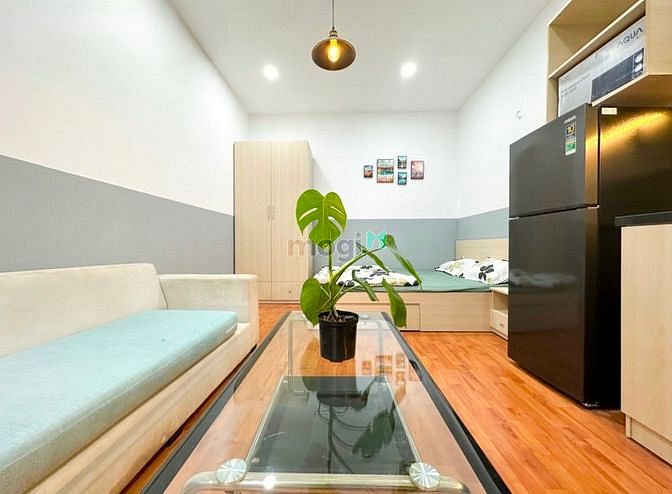 Hình ảnh Căn Hộ Cửa Sổ Lớn 40M2 - Full Nội Thất Máy Giặt Riêng - Toà Thang Máy