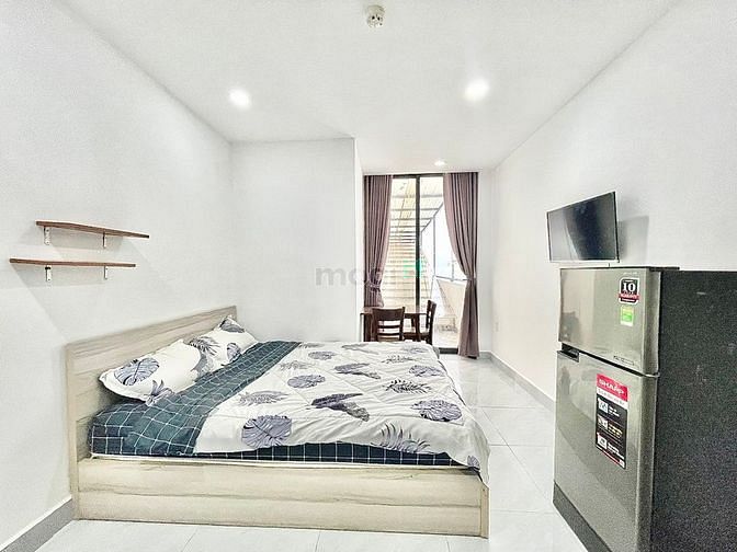 Hình ảnh Căn Hộ Ban Công 40M2 - Full Nội Thất - Toà Thang Máy Bảo Đảm PCCC