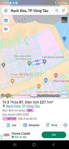 Hình ảnh Bán Đất Đô Thị Rạch Dừa Vũng Tàu ( có sẵn nhà cấp 4)