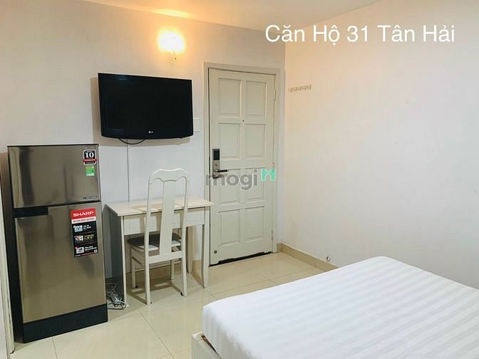 Hình ảnh Cho thuê căn studio nội thất cơ bản cách sân bay chỉ 8 phút, Tân Bình