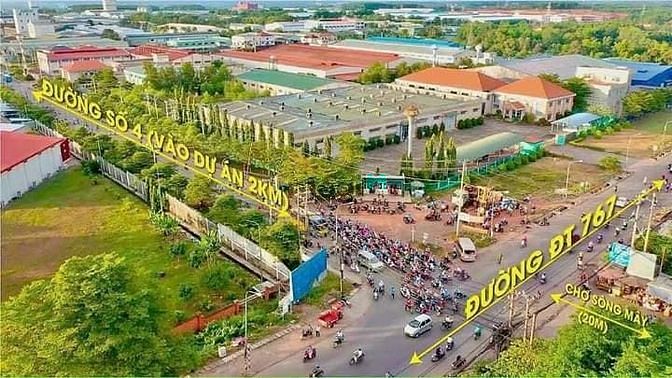 Hình ảnh đất nền liền kề kcn sông mây, ngã 3 trị an, CHIẾT KHẤU KHỦNG