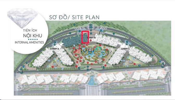 Hình ảnh Diamond Centery Celadon 3PN-121M2-Căn góc,Hướng Bắc bán bằng giá gốc