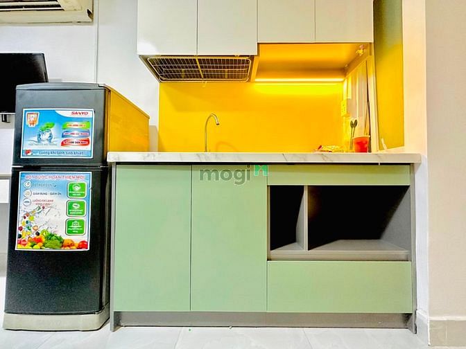 Hình ảnh Căn Hộ Studio Banlcony Full Nội Thất Cao Cấp Ngay Vòng Xoay Dân Chủ