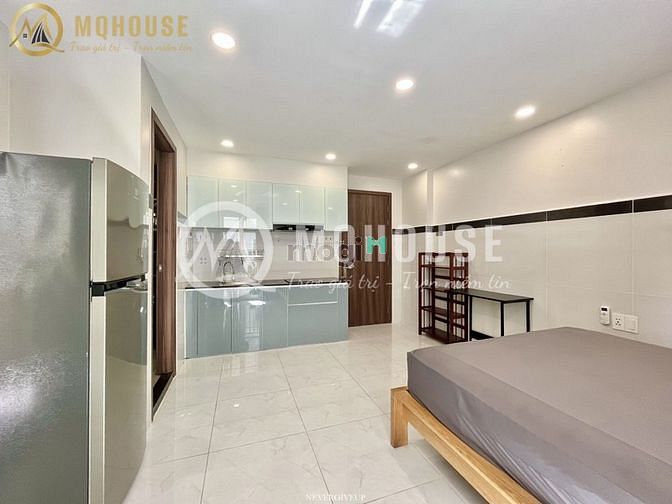 Hình ảnh Trống sẵn studio full nội thất_ Balcony gần vòng xoay Trần Não