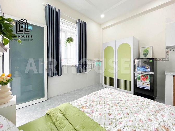 Hình ảnh GÒ VẤP STUDIO tone xanh có cửa sổ cực chill