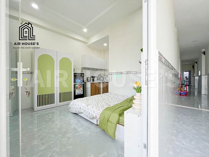 Hình ảnh GÒ VẤP STUDIO tone xanh có cửa sổ cực chill