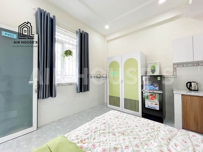 Hình ảnh GÒ VẤP STUDIO tone xanh có cửa sổ cực chill