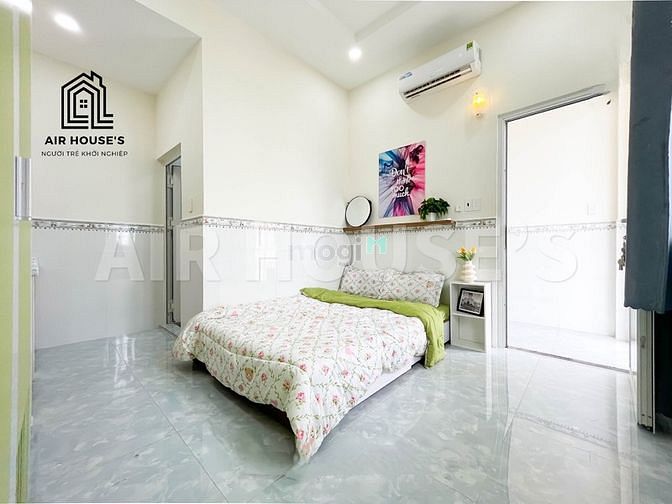 Hình ảnh GÒ VẤP STUDIO tone xanh có cửa sổ cực chill
