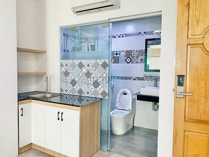 Hình ảnh Studio Full Nội Thất Đẹp Máy Giặt Riêng Ngay Cầu Him Lam Quận 7