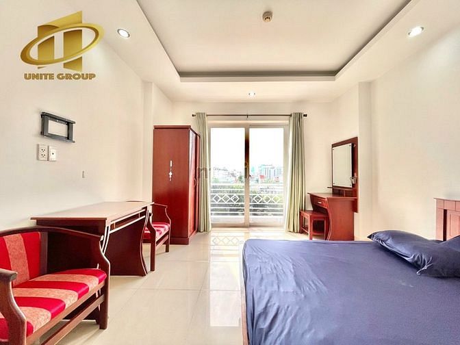 Hình ảnh STUDIO BAN CÔNG view cửa kính đầy đủ nội thất Q7