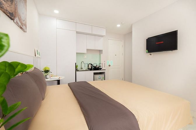Hình ảnh Trống lại studio ban công bao phí dịch vụ chỉ tính điện gần rmit tdtu