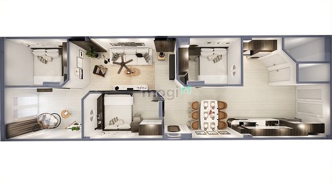 Hình ảnh Căn Hộ Cao Cấp 3PN Full Nội Thất Ngay Hoàng Văn Thụ - Lê Văn Sỹ