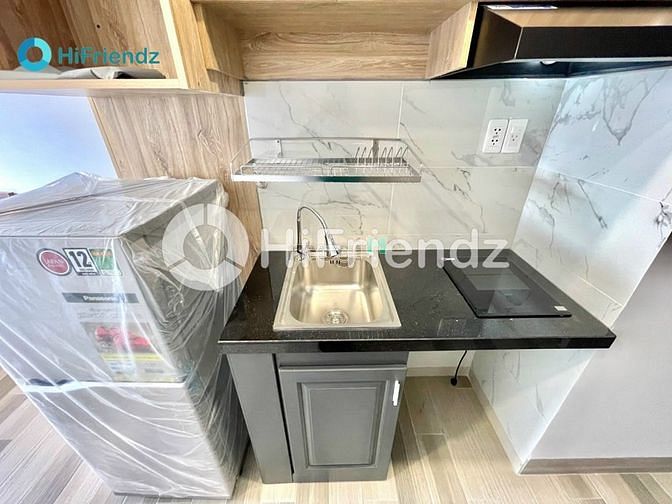 Hình ảnh Studio Bếp Xa Giường_MÁY GIẶT RIÊNG_Cửa Sổ+Ban Công Thoát Hiểm_XVNT