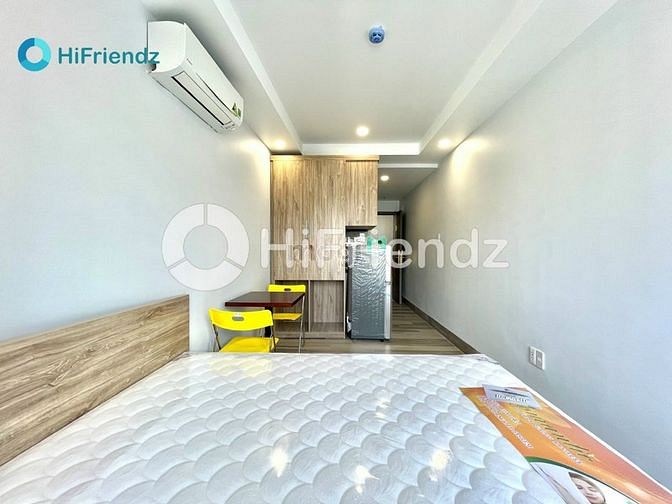 Hình ảnh Studio Bếp Xa Giường_MÁY GIẶT RIÊNG_Cửa Sổ+Ban Công Thoát Hiểm_XVNT