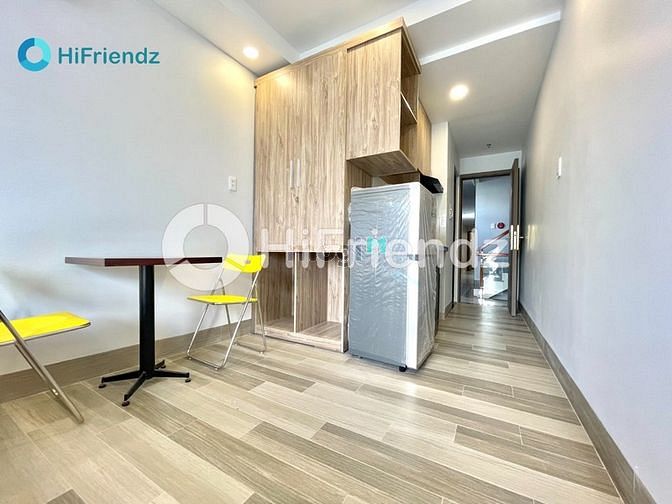 Hình ảnh Studio Bếp Xa Giường_MÁY GIẶT RIÊNG_Cửa Sổ+Ban Công Thoát Hiểm_XVNT