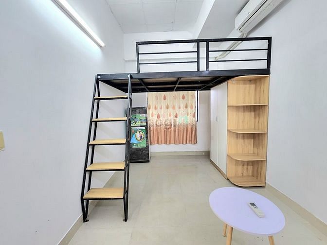 Hình ảnh Phòng trọ có Gác Bancol ngay cầu vượt Hoàng Hoa Thám Full Nội Thất