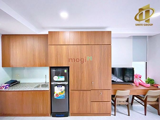 Hình ảnh Studio Tách Bếp Cửa Sổ Lớn View Toà Nhà Siêu Chill - Hiện đại