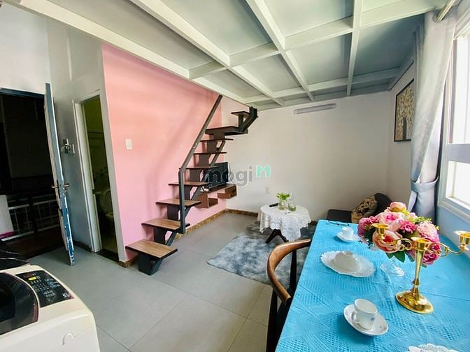 Hình ảnh Duplex gác cao rộng thoáng đầy đủ nội thất