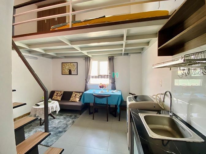 Hình ảnh Duplex gác cao rộng thoáng đầy đủ nội thất