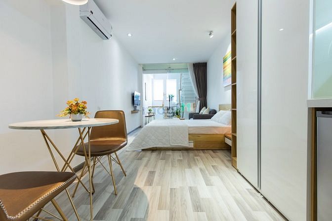 Hình ảnh Cho Cho Căn Hộ Sang Sịn Mịn Bếp Lớn Giá Rẻ Quận 1