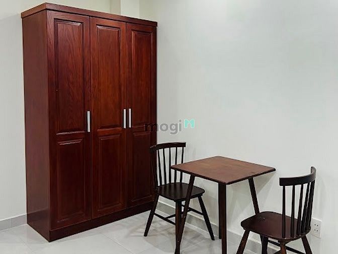 Hình ảnh Căn Hộ Studio Full Nội Thất Gỗ Ngay Khu Chợ Phạm Văn Hai