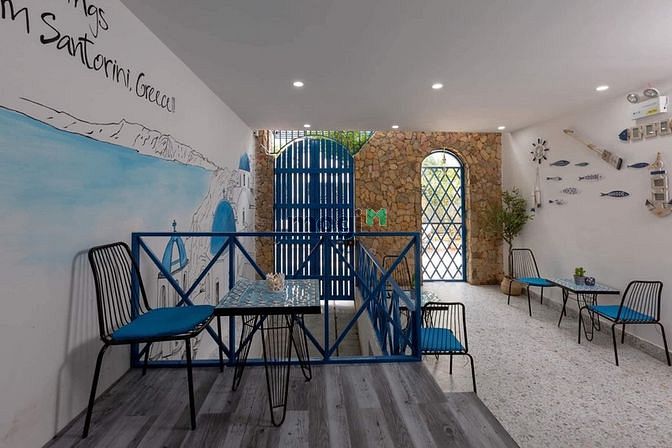Hình ảnh Duplex Phong Cách Santorini Ngay Lotte Mart Q7