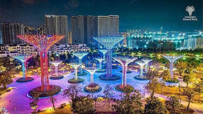 Hình ảnh Vinhomes grand Park cho thuê studio 30m có bếp rèm
