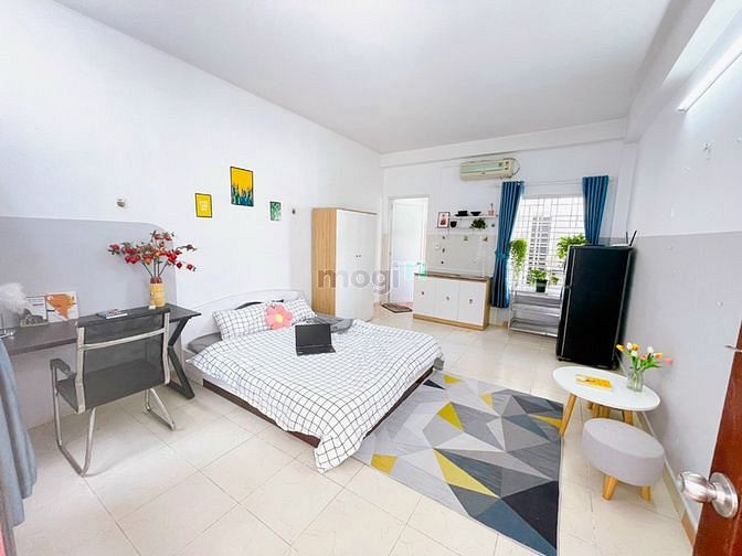 Hình ảnh Studio Máy Giặt Riêng Cửa Sổ Lớn Sát bên Etown Tân Bình Siêu Xinh