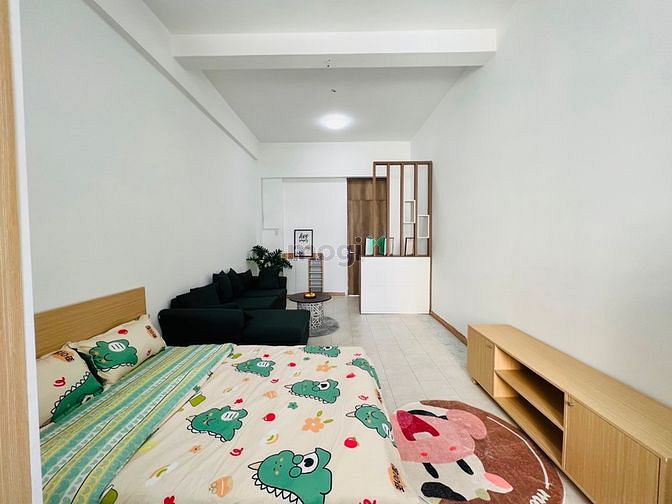 Hình ảnh 1pn lớn 40m2 ở được 2-4bạn có máy giặt riêng,cho nuôi pet Q2 🎉🎉
