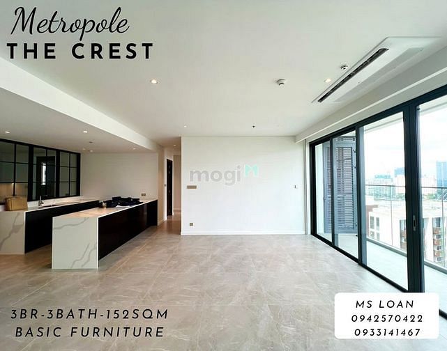 Hình ảnh Cho Thuê 2pn+1 The Crest Metropole giá tốt nhất thị trường