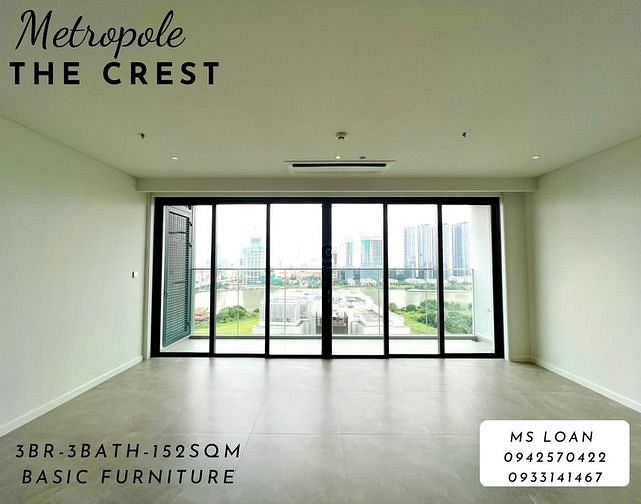 Hình ảnh Cho Thuê 2pn+1 The Crest Metropole giá tốt nhất thị trường
