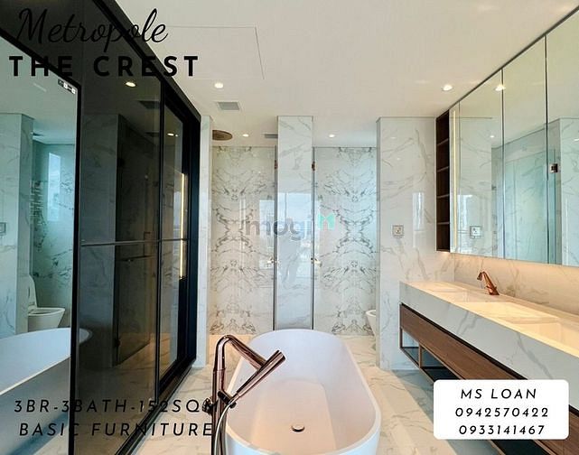 Hình ảnh Cho thuê 2PN+1 The Metropole Crest giá tốt nhất thị trường