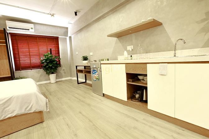 Hình ảnh Studio đẹp + ưu đãi thuê dài hạn gần khu vực sân bay tại Tân Bình