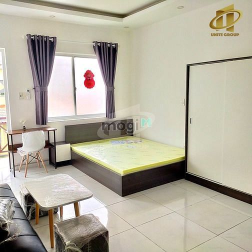 Hình ảnh Cho thuê studio gần sân bay, đủ đồ có máy giặt riêng, balcony