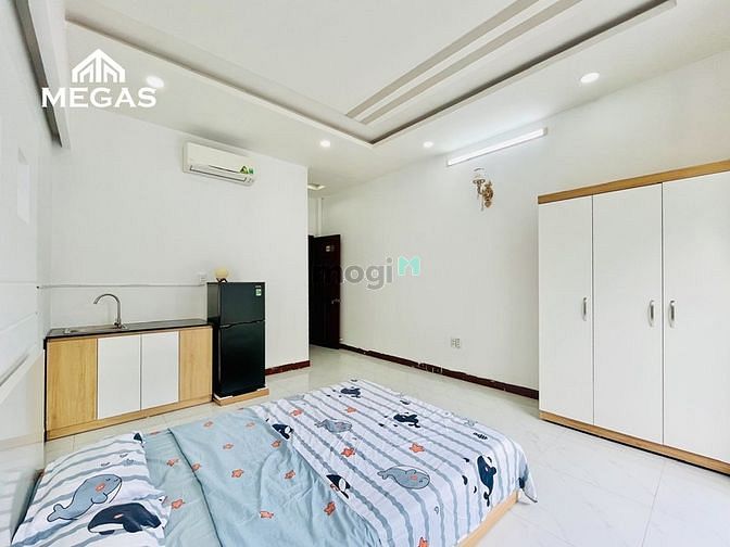 Hình ảnh Cho Thuê Căn Hộ Full Nội Thất Ban Công Giá Rẻ Ngay Lê Văn Thọ