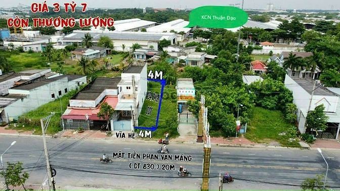 Hình ảnh Bán Gấp Nền Mặt Tiền Phan văn mảng, thị trấn bến lức