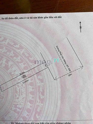 Hình ảnh Bán Gấp Nền Mặt Tiền Phan văn mảng, thị trấn bến lức