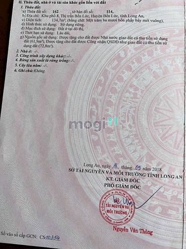Hình ảnh Bán Gấp Nền Mặt Tiền Phan văn mảng, thị trấn bến lức