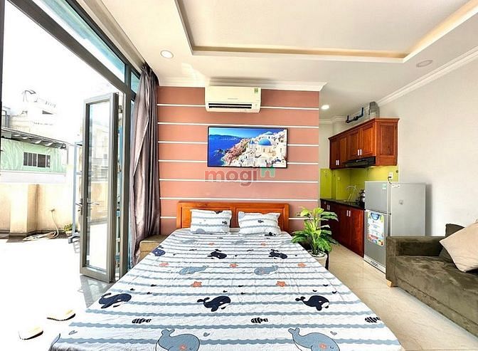 Hình ảnh Studio Ban công Máy giặt riêng_Full NT_50m2_Mặt tiền đường_gần UEH BK