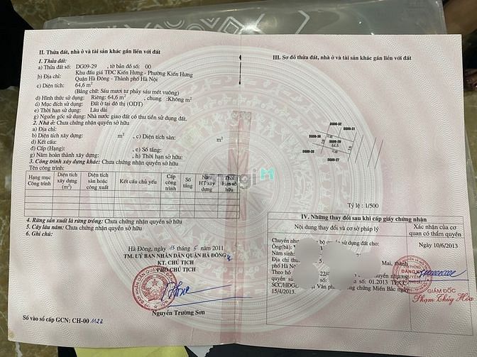 Hình ảnh Mảnh đất ĐG 65m2 duy nhất còn sót lại ngay trục đường chính phố Hoàn