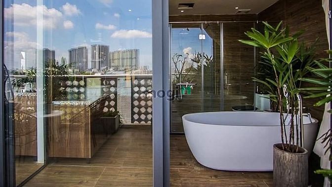 Hình ảnh 💵 Penthouse 1PN sân vườn View đẹp Quận 2 🍀 Đầy đủ nội thất cao cấp
